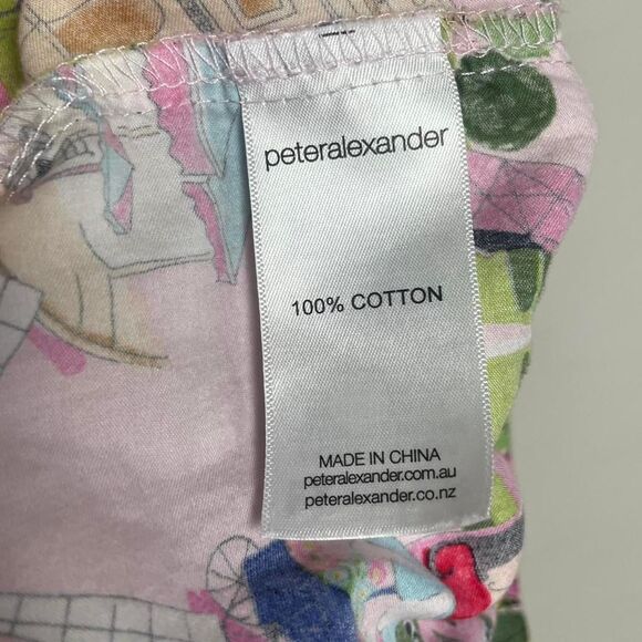 Peter Alexander Pink Paris Cotton Pajama Pants Size Medium - Picture 8 of 8